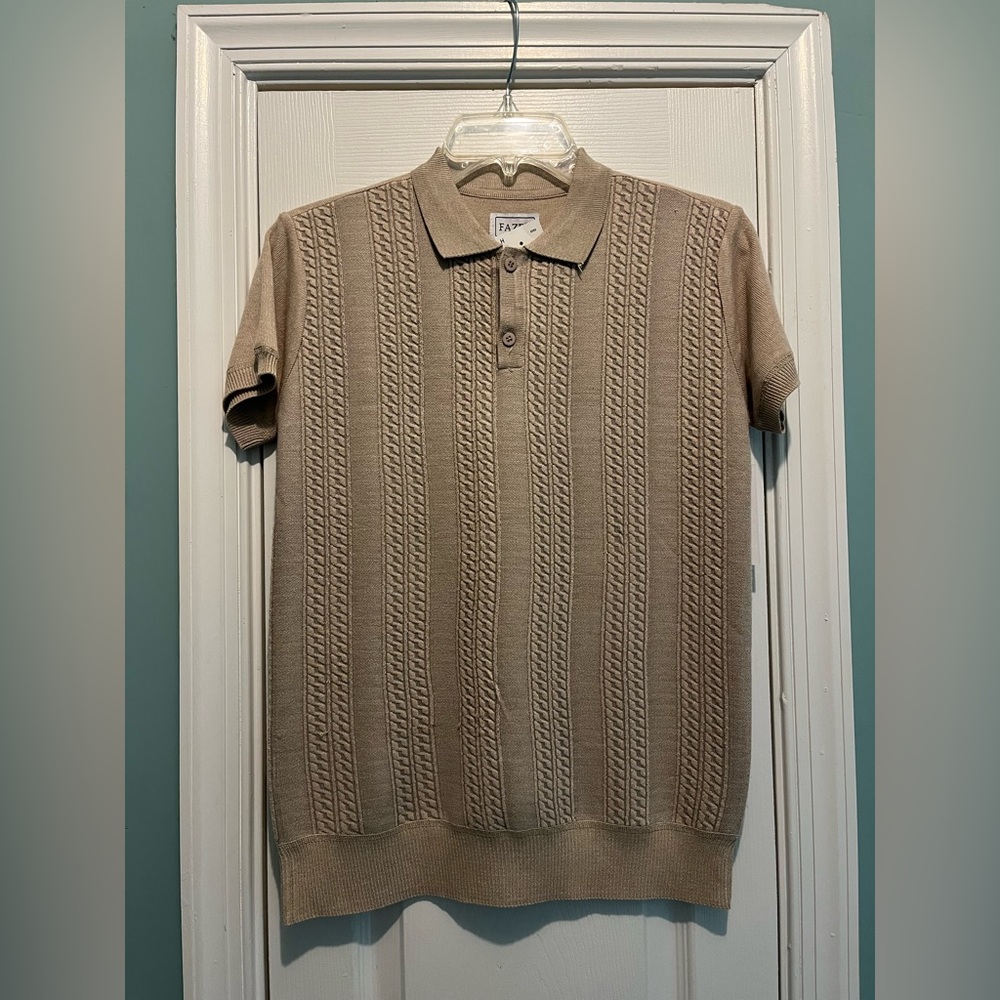 Faze 1 Cable Knit Textured Design Boys Size L (14/16)
